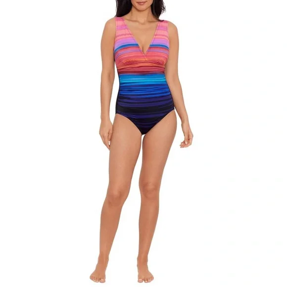 Embrace Your Curves Women's and Women's Plus Vanessa One Piece Swimsuit - Picture 2 of 4